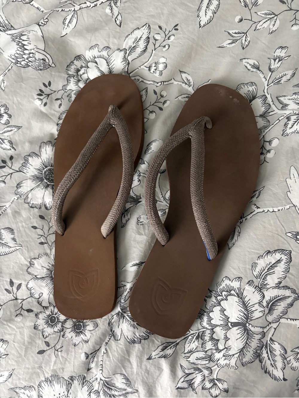 Rothy's Bronze Women's Flip-Flop Sandals